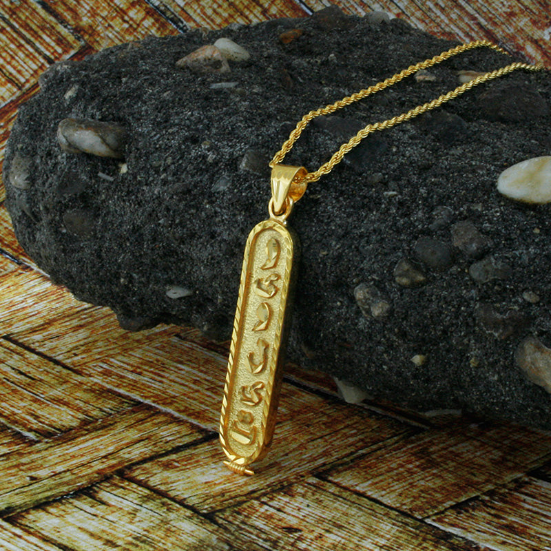 14K Yellow Gold Arabic Love Pendant – Shyne Jewelers™